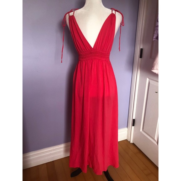 Lark & Ro pink sleeveless maxi dress - Picture 2 of 6